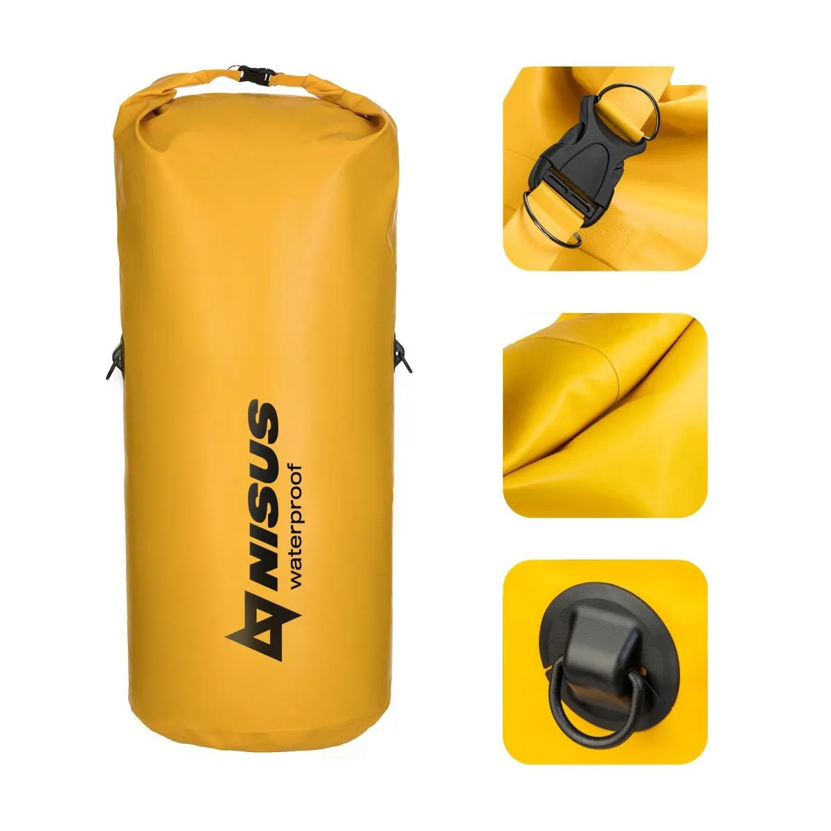 160 L Waterproof Extra Large Dry Bag, Blue/Yellow