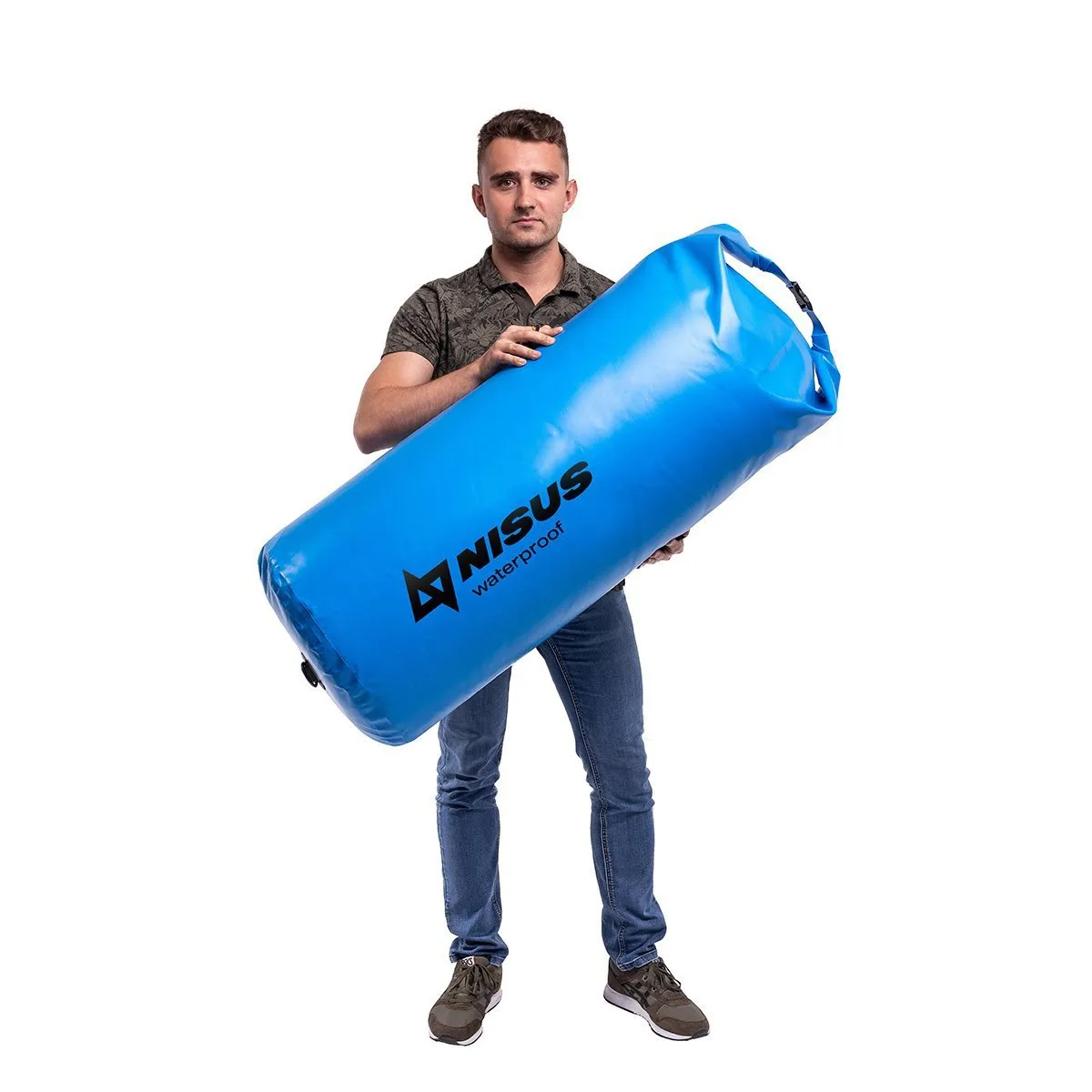 160 L Waterproof Extra Large Dry Bag, Blue/Yellow