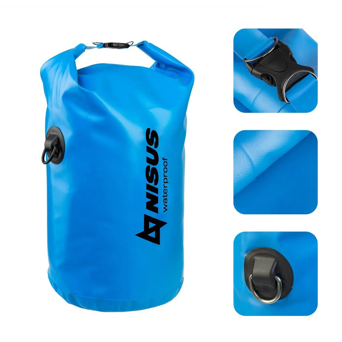 160 L Waterproof Extra Large Dry Bag, Blue/Yellow