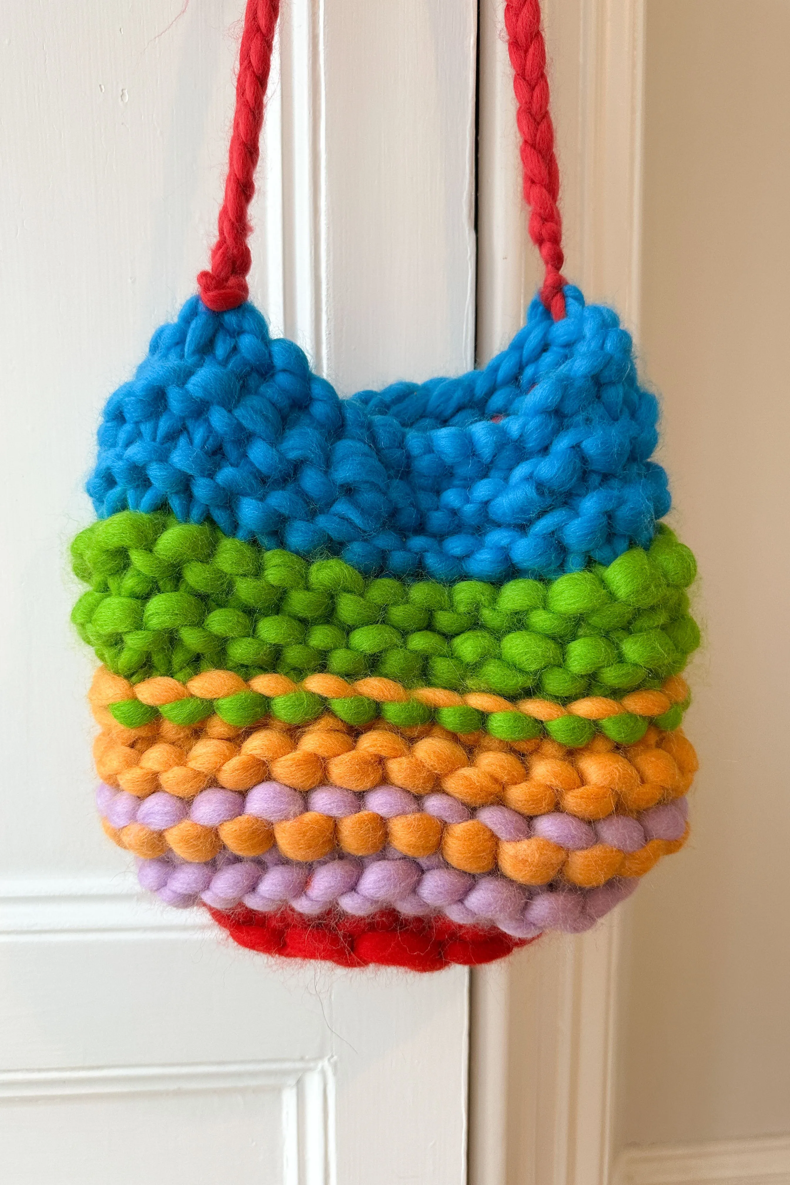 1of1 Multi-Colour Chunky Knit Bag (Sample)