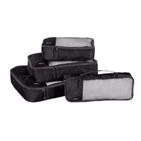 4-Piece Amazon Basics Packing Travel Organizer Cubes Set