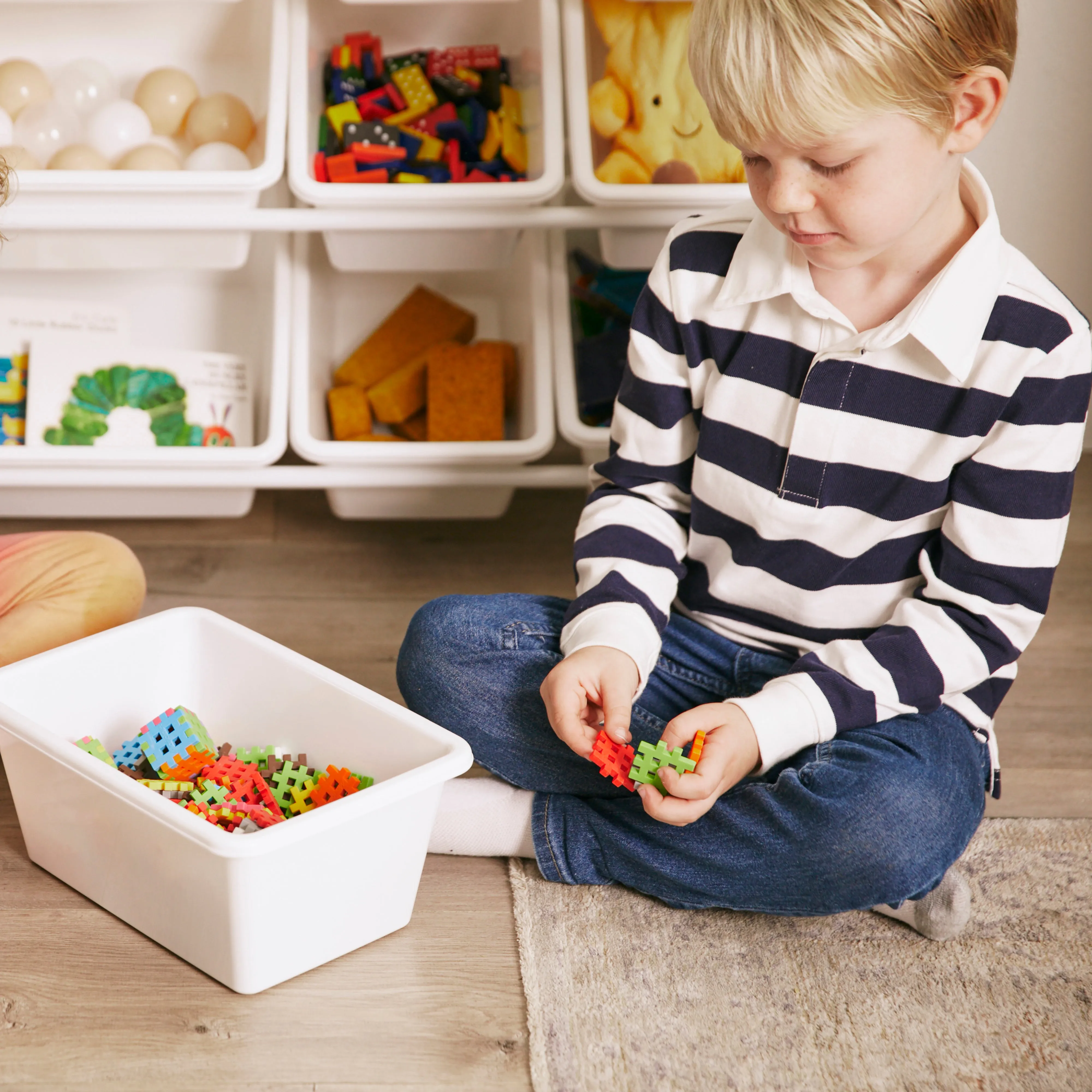 4-Tier Organizer with 20 Bins, Toy Storage