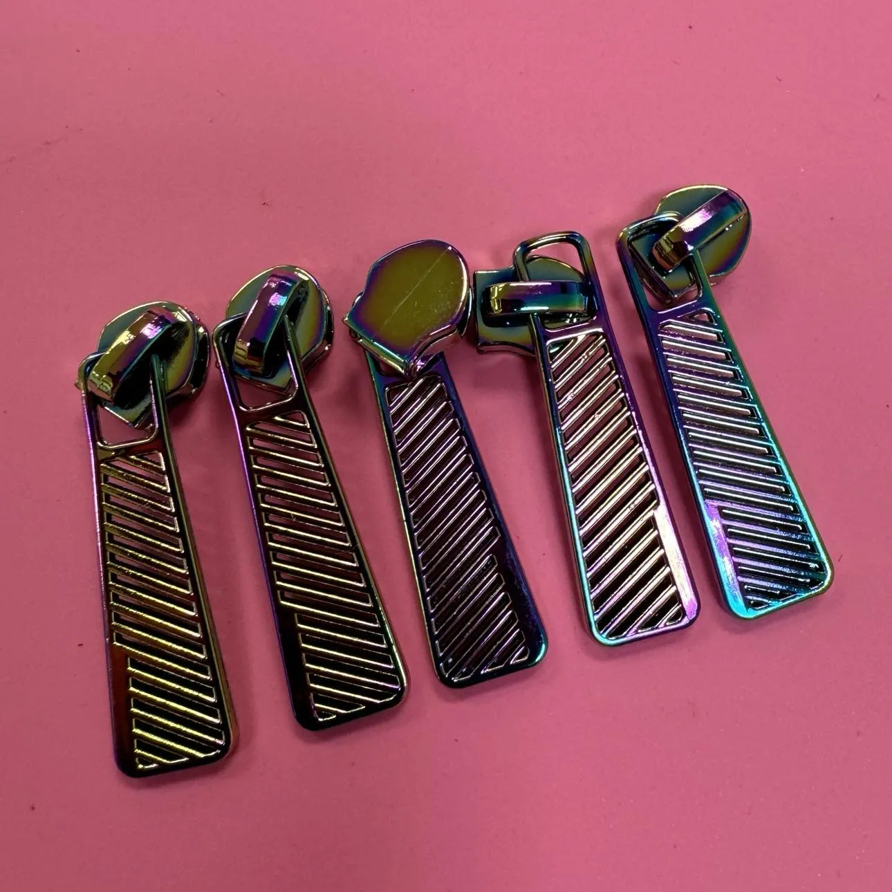 5 pack zipper pulls pick your color