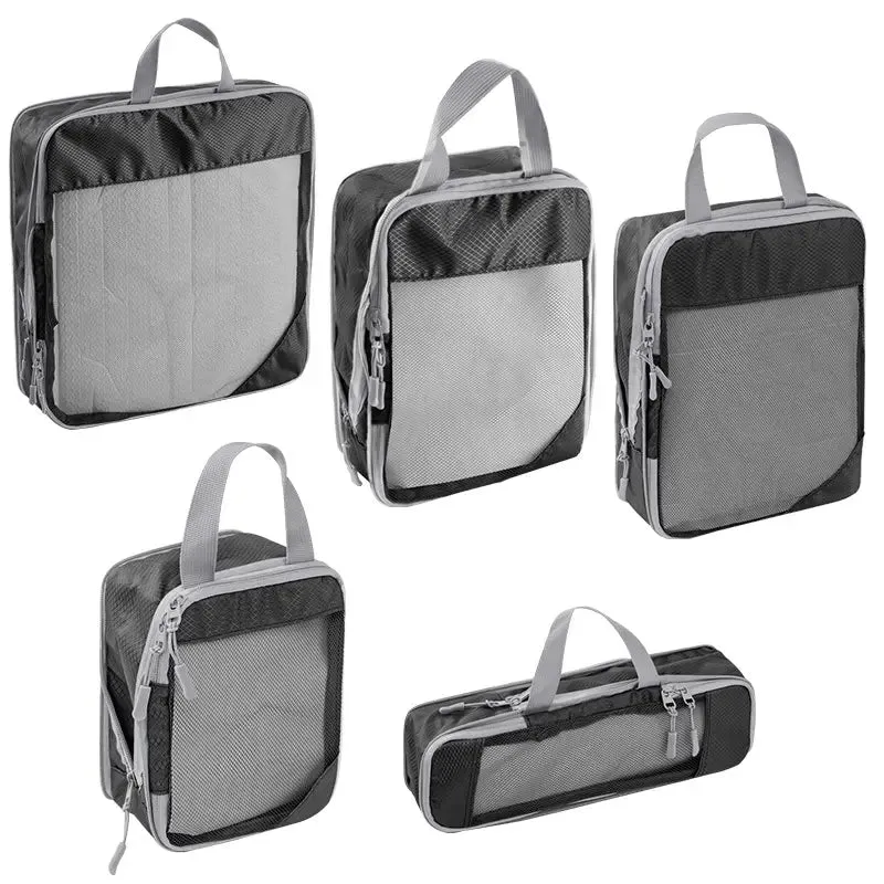 5pc Collapsible Compression Packing Cubes