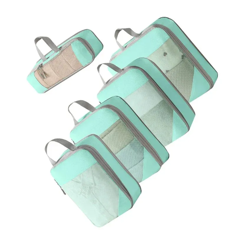 5pc Collapsible Compression Packing Cubes