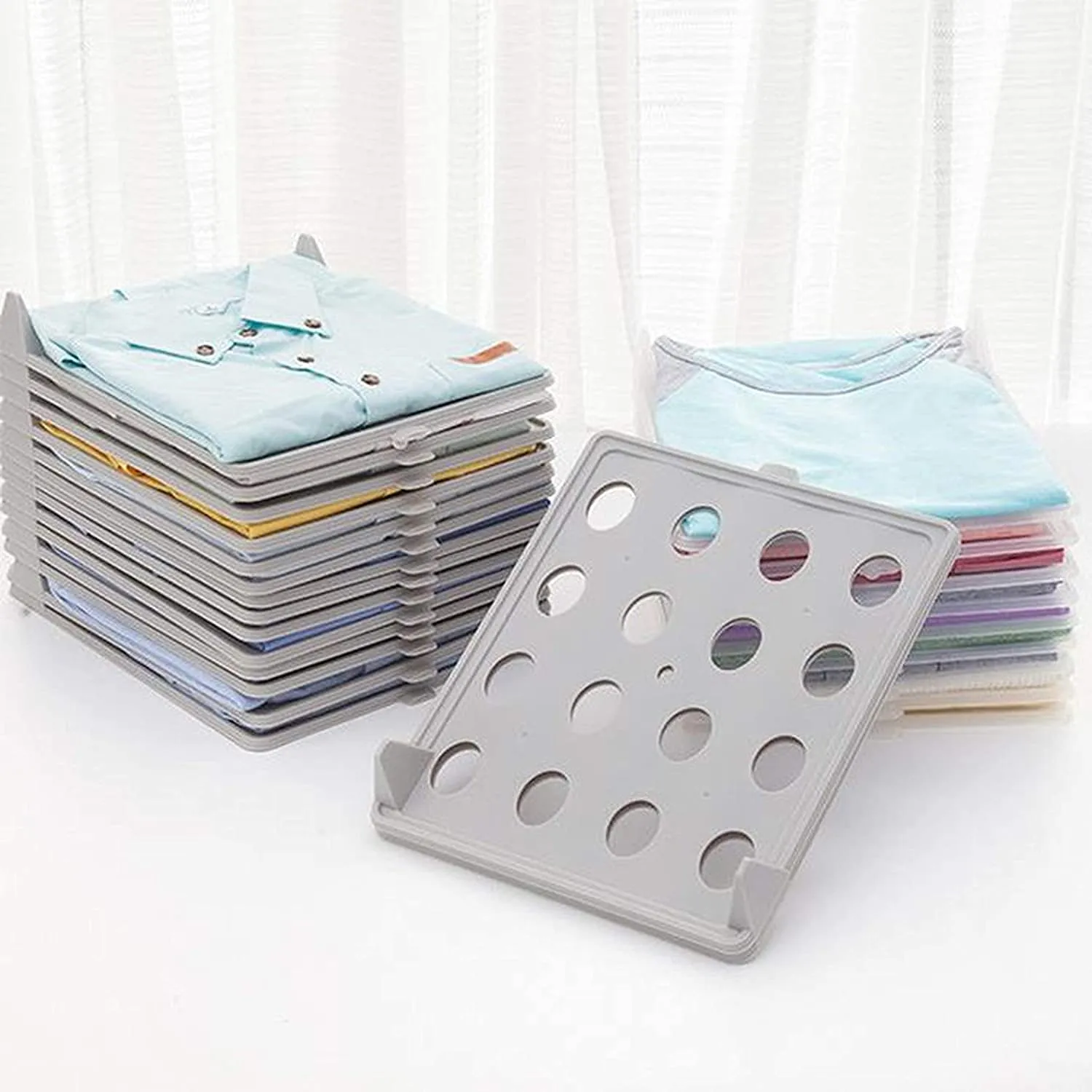 6129 1 Pc Cloth Organiser used in all household and ironing shops in order to assemble the cloths and fabric in a well-mannered way.