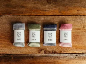 Alpaca Socks - Ladies Everyday Casual “Stripy”