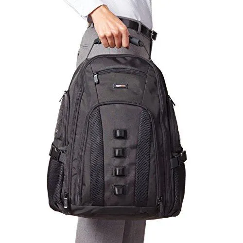 AmazonBasics Adventure Backpack - Fits Up To 17-Inch Laptops