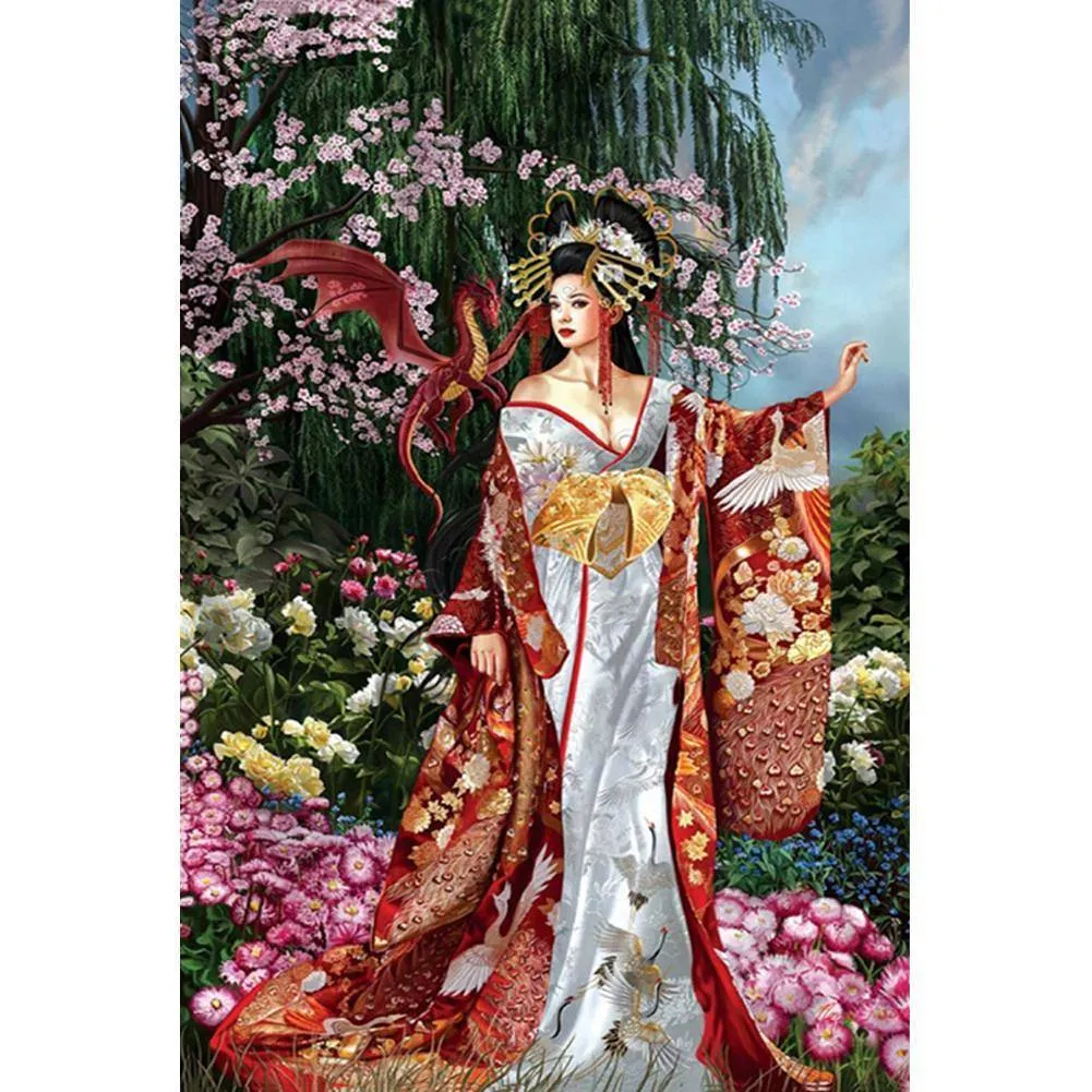 Ancient Women 5D DIY Full Drill Diamond  Painting