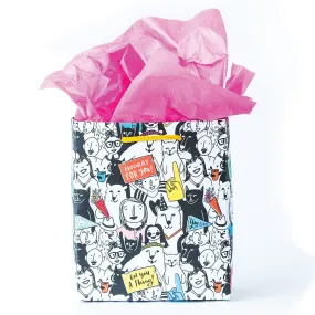 Animal Crowd Gift Bag