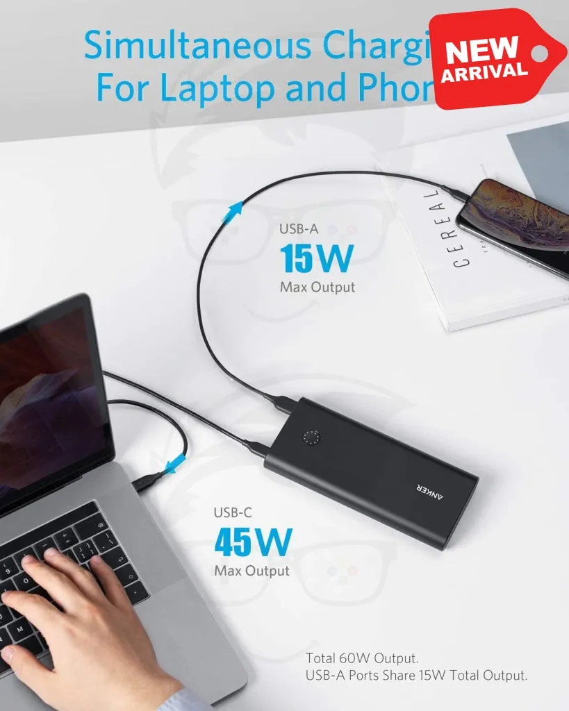 Anker PowerCore  26800mAh PD 45W with 60W PD Charger