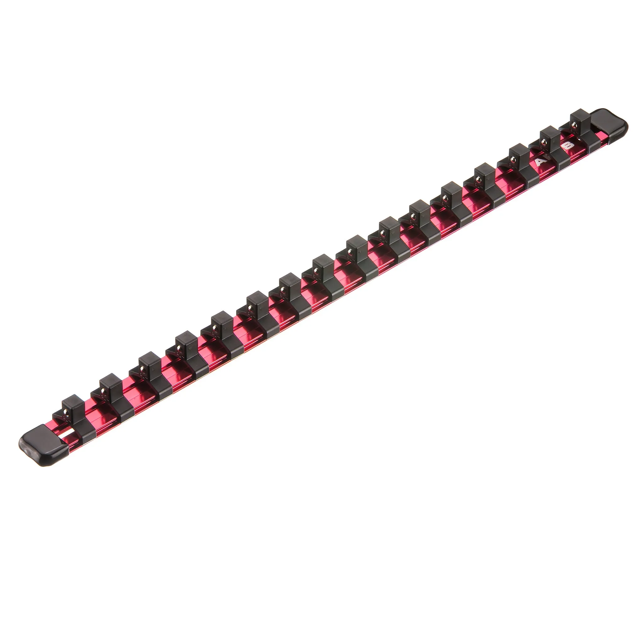 ARES 70201 - 1/4" Red Aluminum Socket Rail