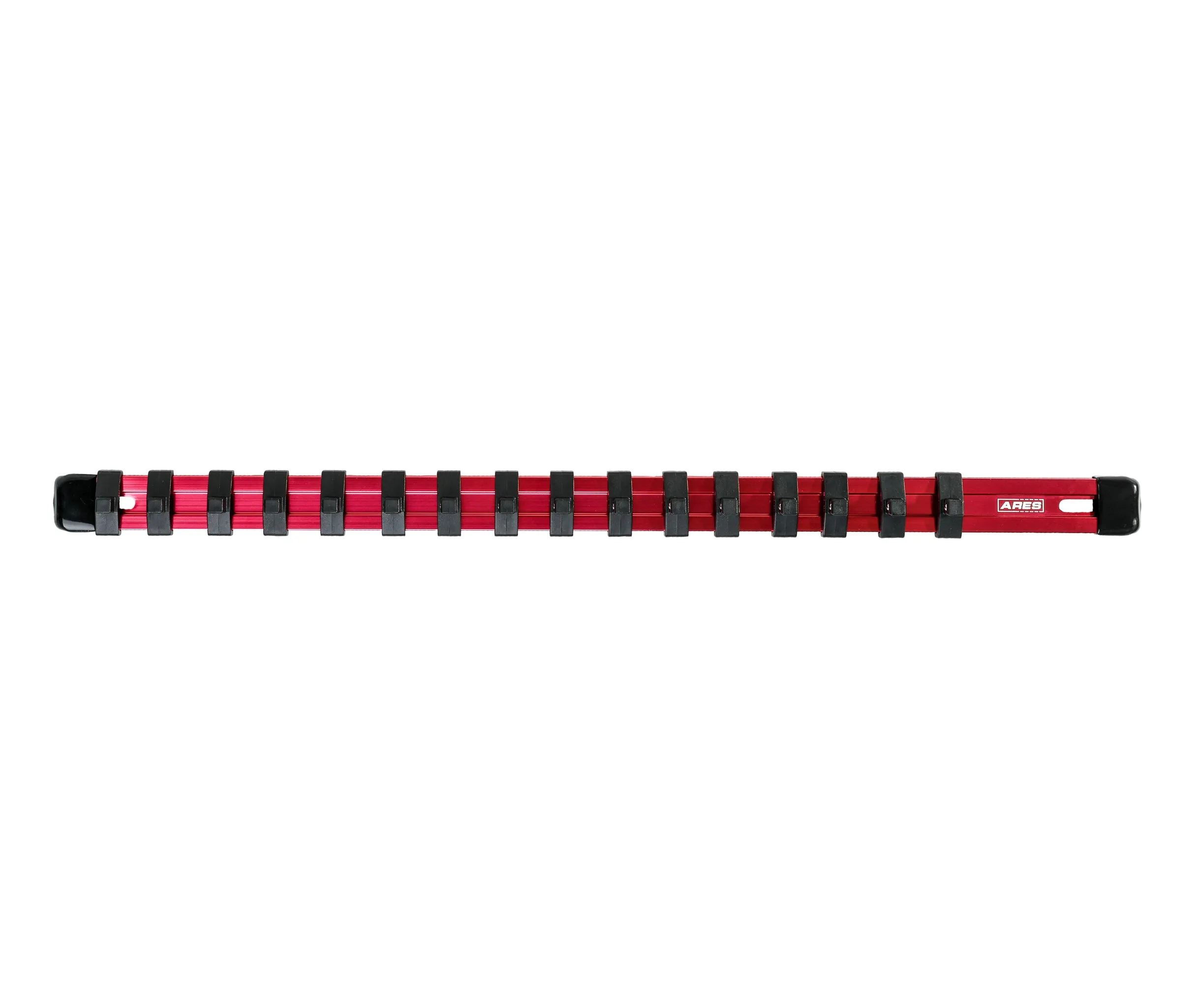 ARES 70201 - 1/4" Red Aluminum Socket Rail