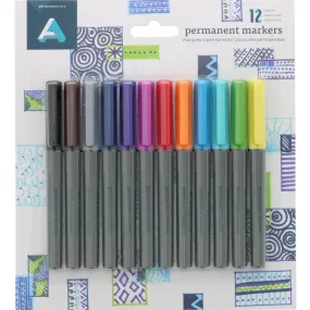 Art Alternatives Permanent Marker Set of 12 Fine