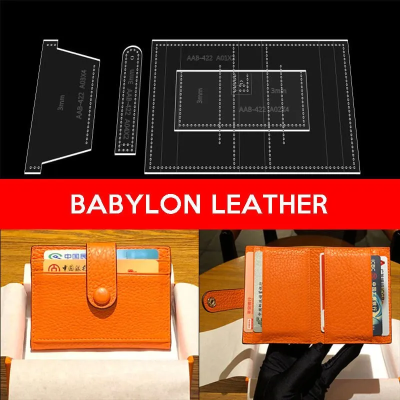 BABYLON™ Coin Purse Diy Leather Pattern AAB-422