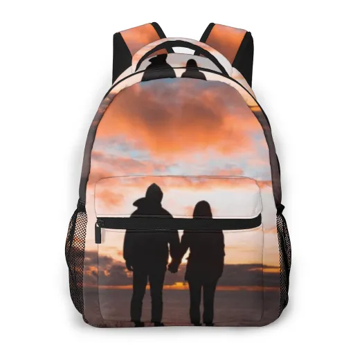 Back To School Gifts for Kids Custom All Print Photo BackPack Personalized Photo Backpack