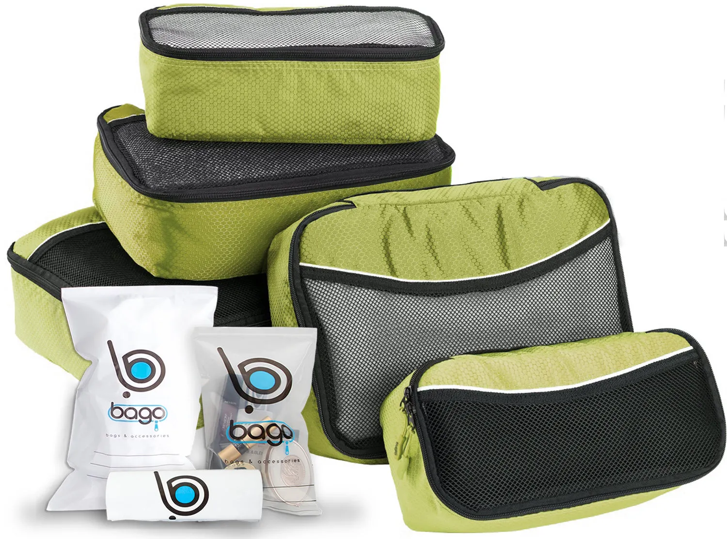 Bago 5 Set Packing Cubes For Travel - Luggage & Bag Organizer