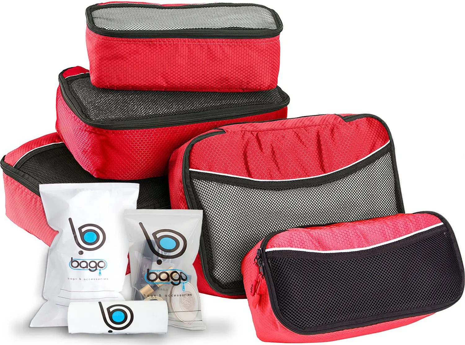 Bago 5 Set Packing Cubes For Travel - Luggage & Bag Organizer