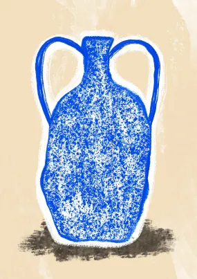 Big blue vase