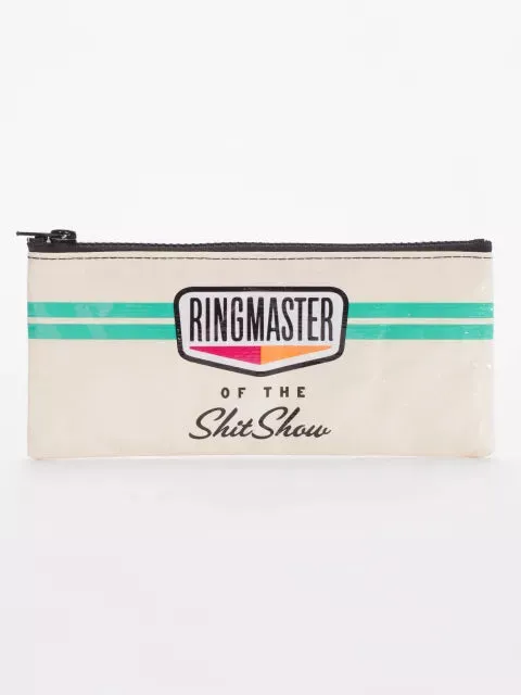 Blue Q Pencil Case RING MASTER SHIT SHOW