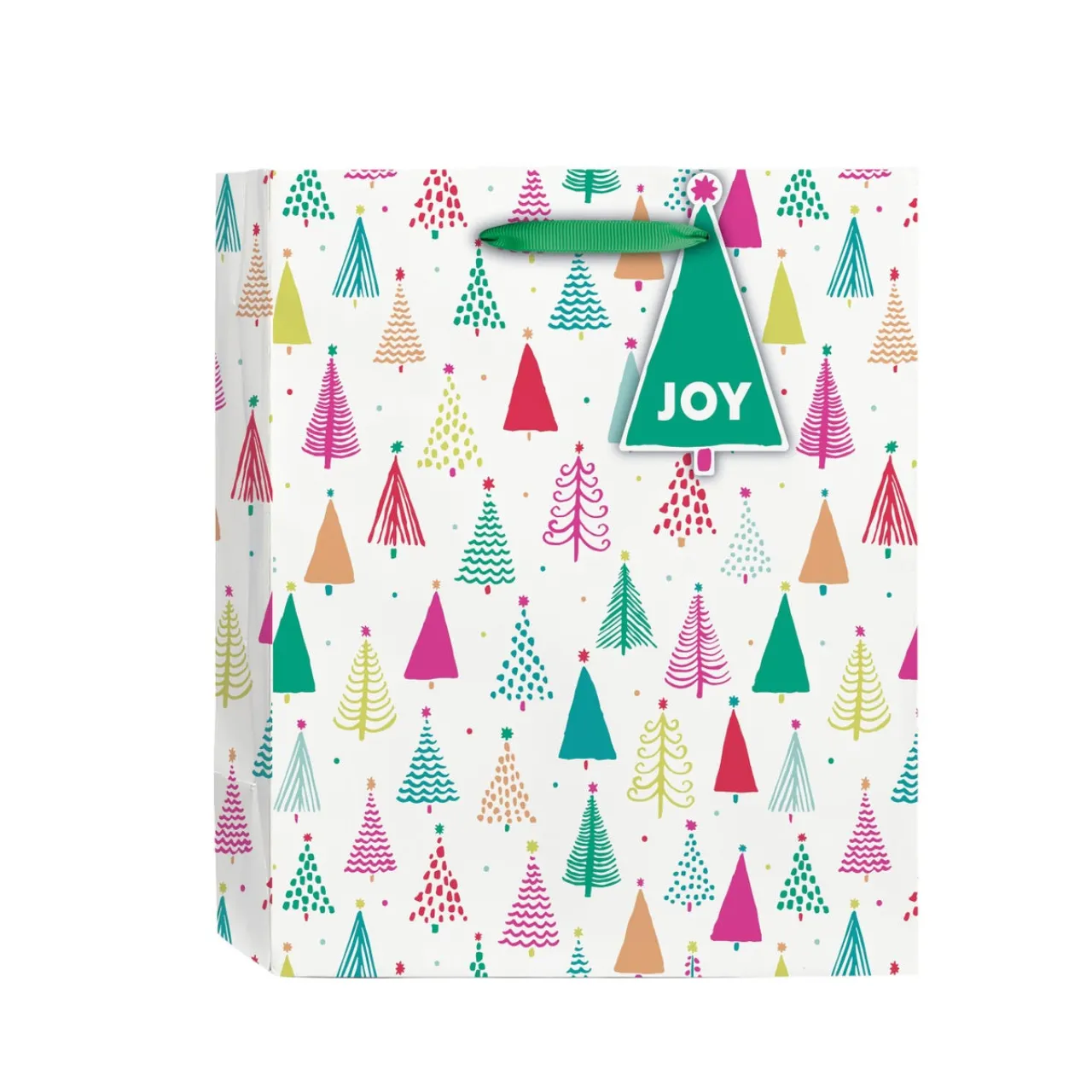 Bold Bright - Painted Trees Holiday Gift Bags