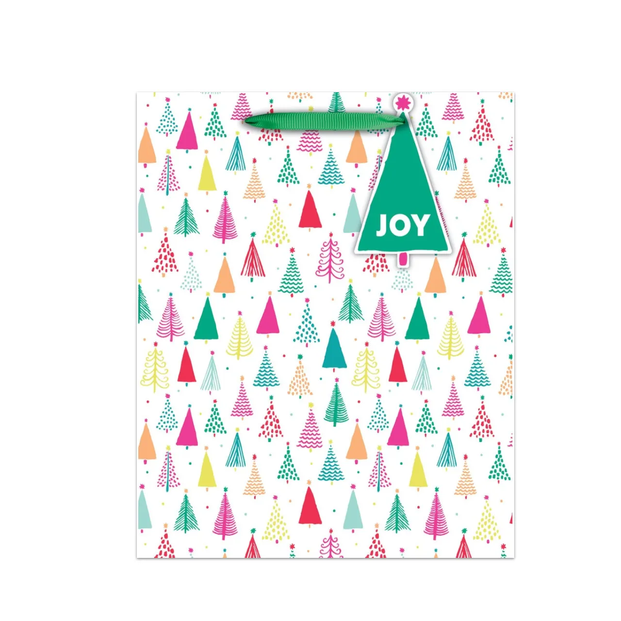 Bold Bright - Painted Trees Holiday Gift Bags