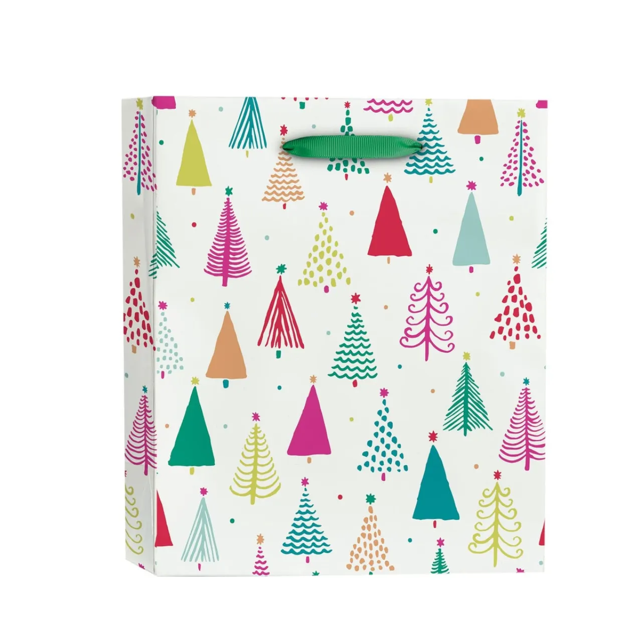 Bold Bright - Painted Trees Holiday Gift Bags