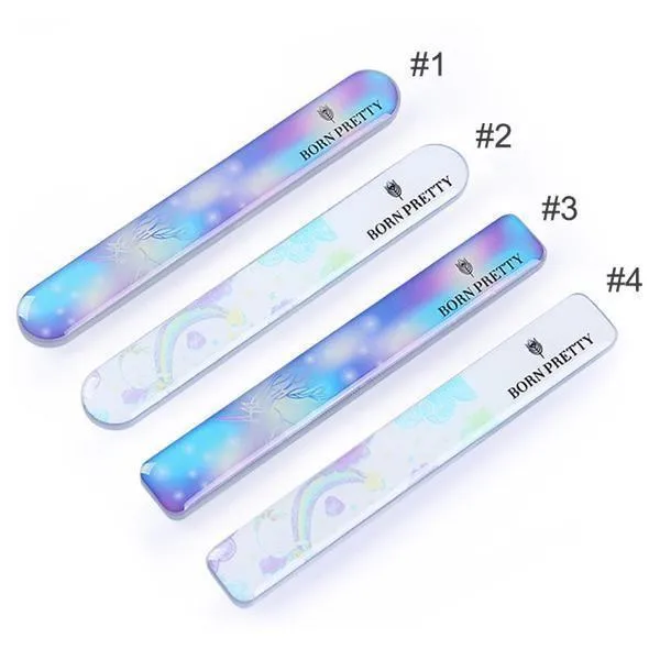 Born Pretty - Glass Nail Files Set Of 4