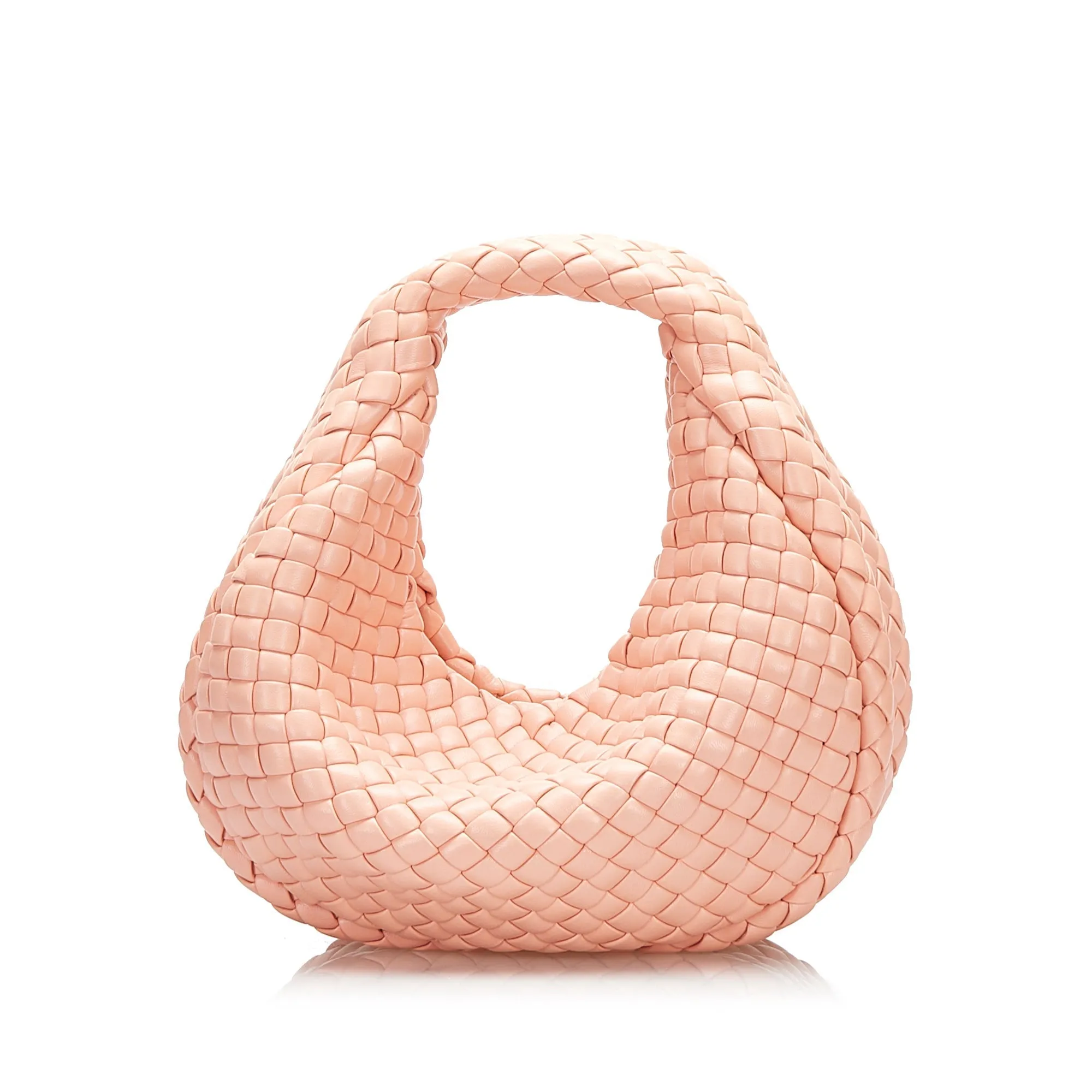 Bottega Veneta Jodie Mini Pink Padded Intrecciato