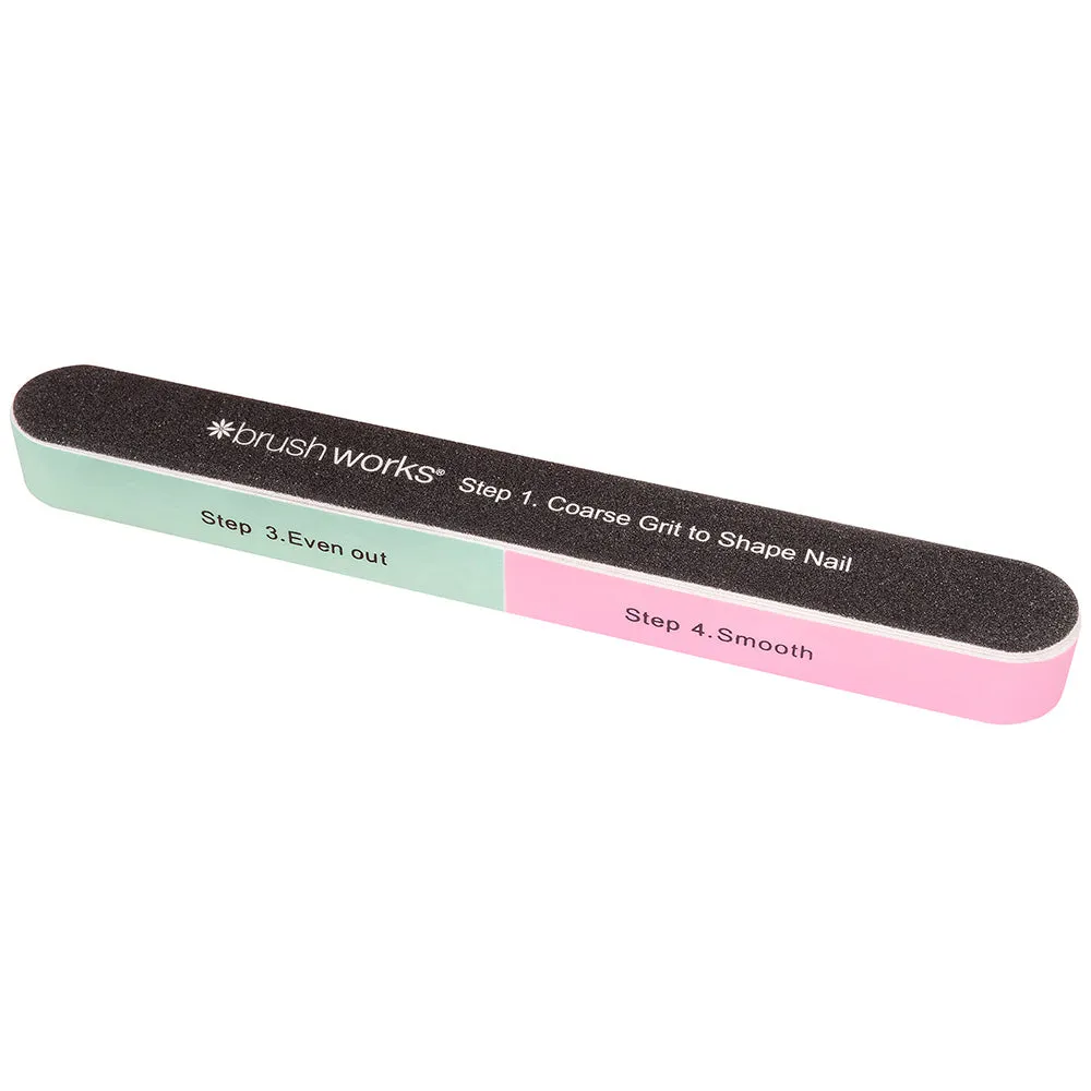 Brushworks 6-Sided Nail File Shape & Shine