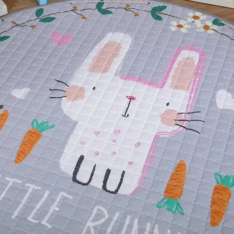 Carrot Bunny Play Mat | Toys Organizer Bag