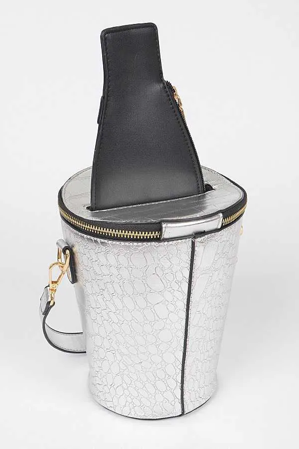 Champagne Bottle Cooler Iconic Crossbody Bag