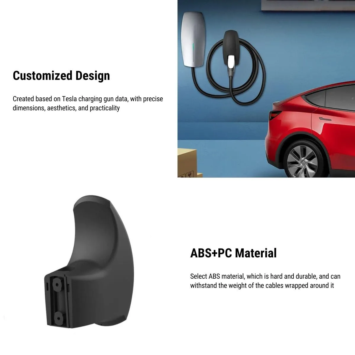 Charging Cable Organizer for Tesla (US Standard) 2017-2024