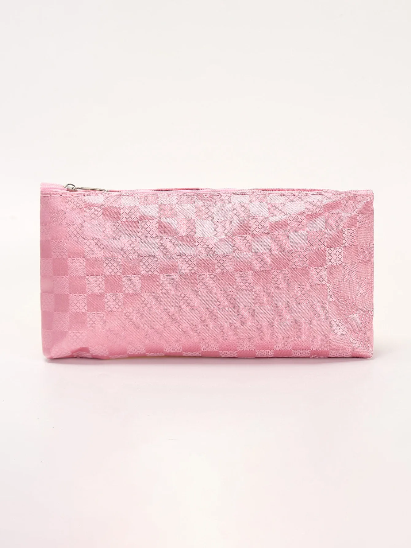 Checkered Makeup Bag Cosmetic Organizer Toiletries Bag Makeup Organizer Zip