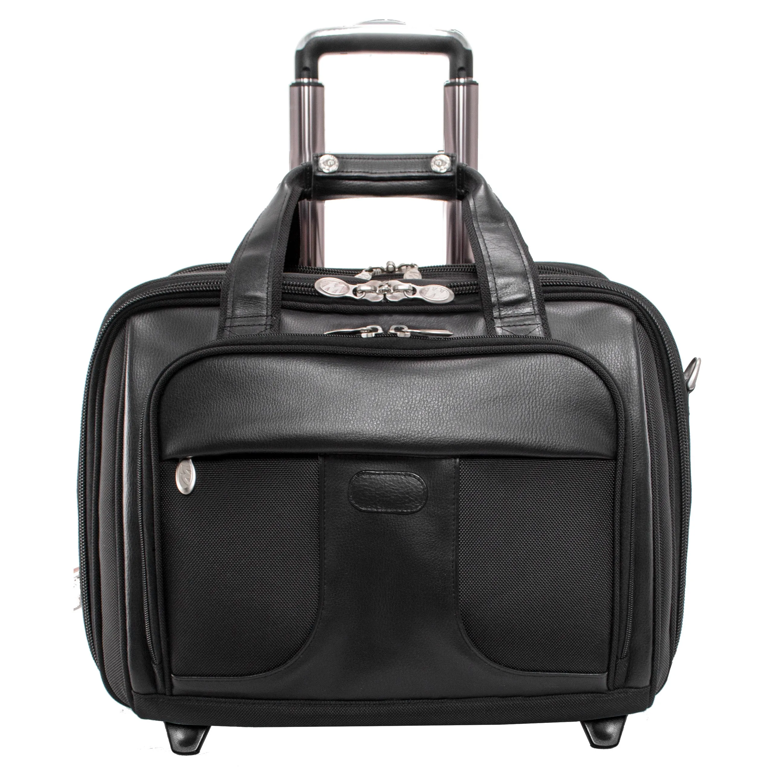 CHICAGO | 17” Nylon Detachable-Wheeled Overnight Laptop Case