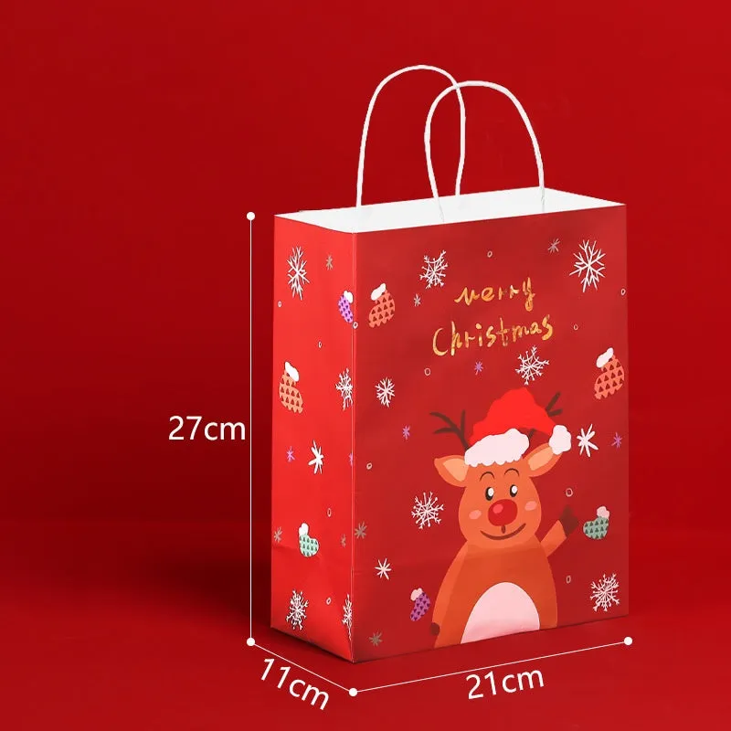 Christmas Gifts Bag Cute Elk Gift Bag For Festival Package 27x21x11cm