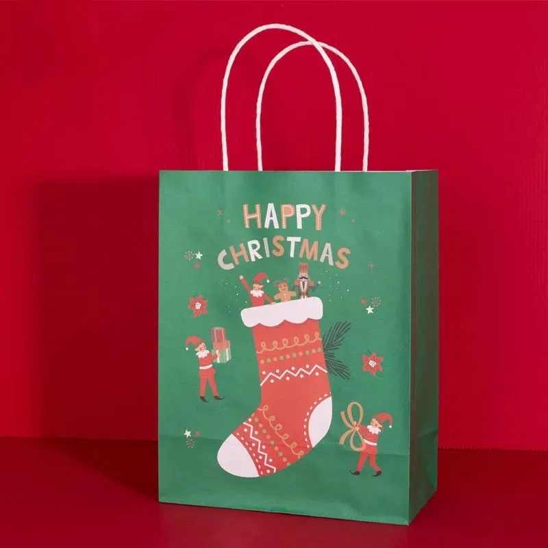 Christmas Gifts Bag Cute Elk Gift Bag For Festival Package 27x21x11cm