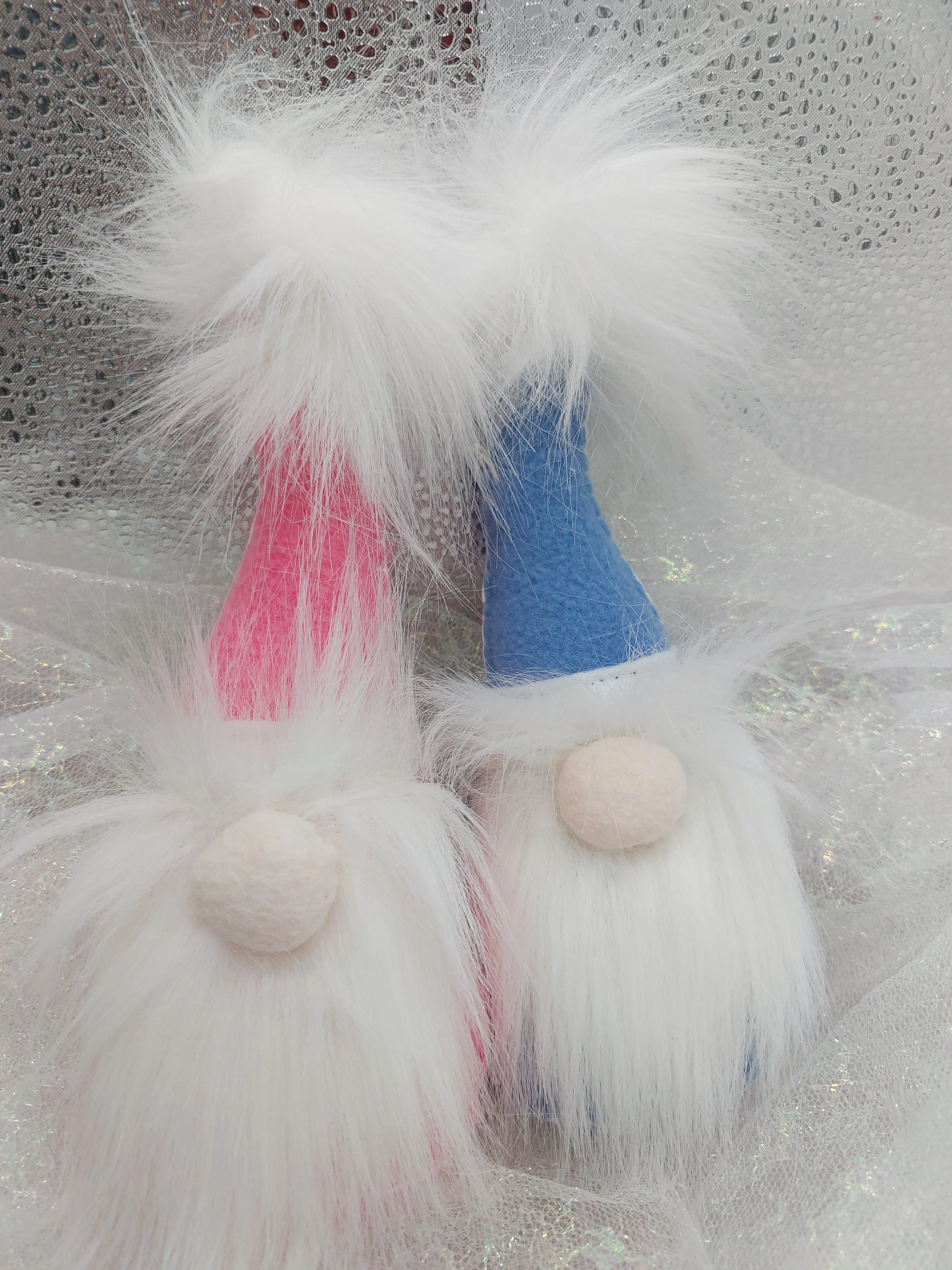 Christmas Gnome Tomte Gonk Ornament Make It Kit - Choose Pink or Blue