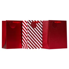 Christmas Red Gift Bags 3 Pack