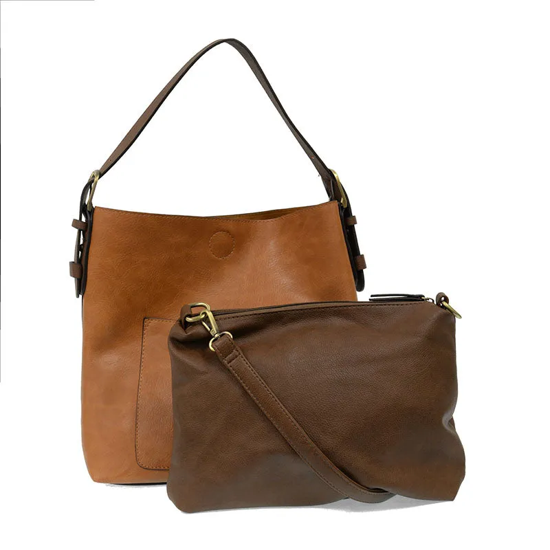 Classic Hobo Handbag with Removable Insert Bag