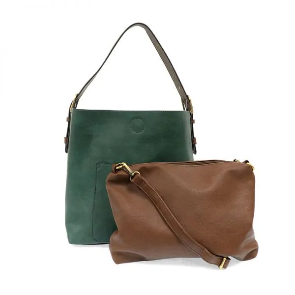 Classic Hobo Handbag with Removable Insert Bag