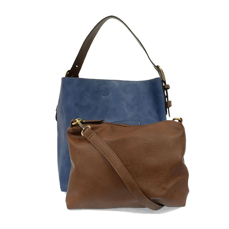 Classic Hobo Handbag with Removable Insert Bag