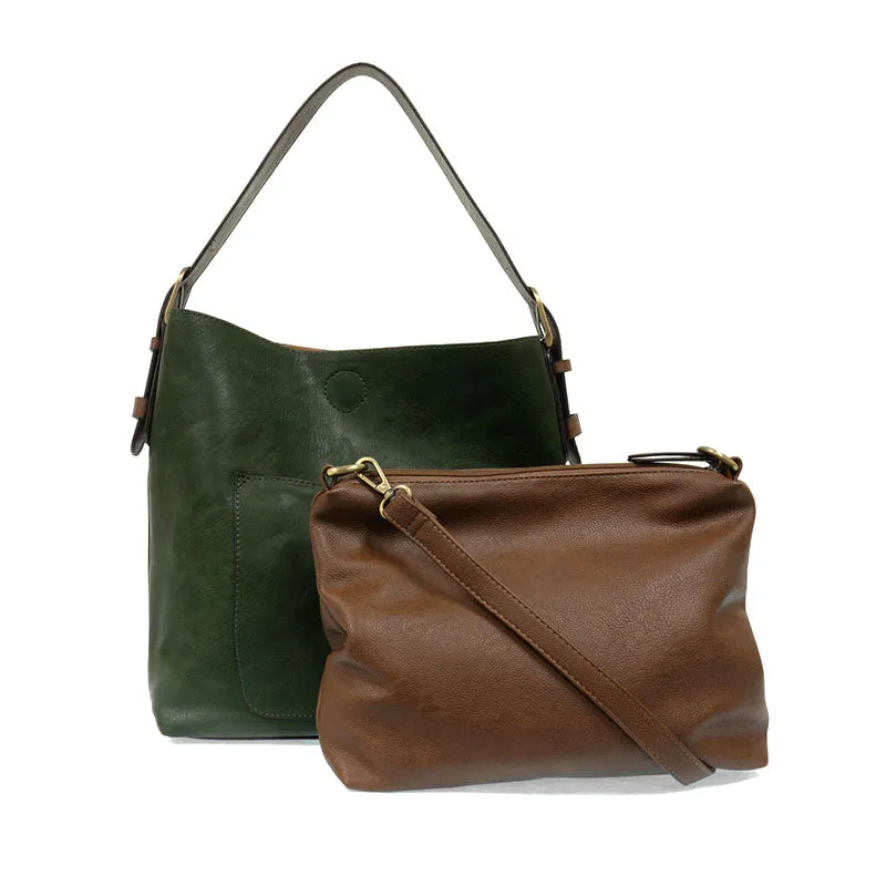 Classic Hobo Handbag with Removable Insert Bag