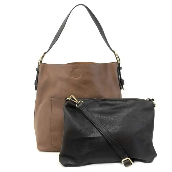 Classic Hobo Handbag with Removable Insert Bag