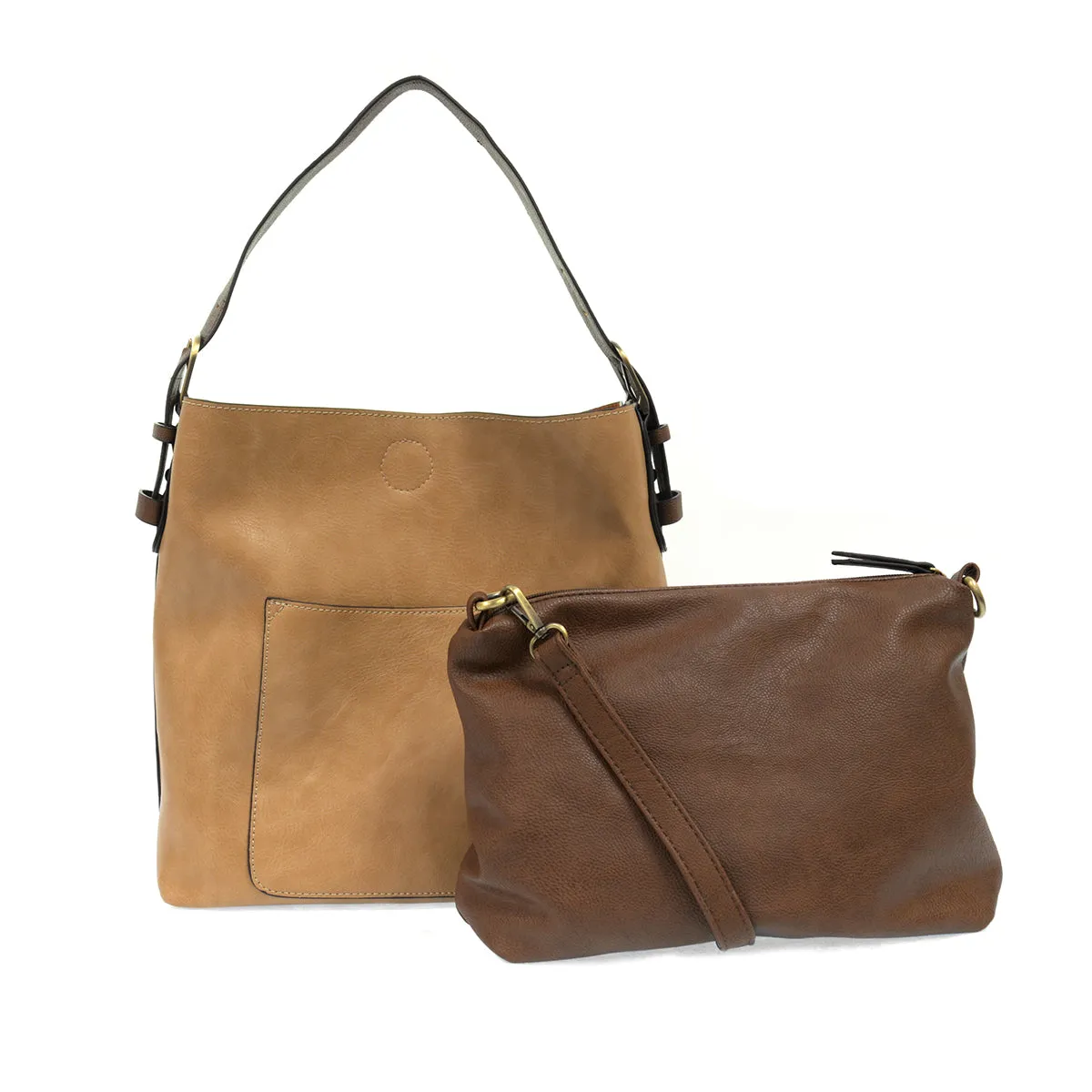 Classic Hobo Handbag with Removable Insert Bag