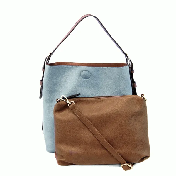 Classic Hobo Handbag with Removable Insert Bag