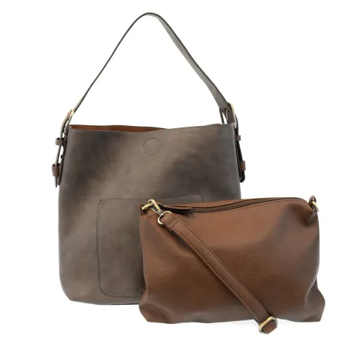 Classic Hobo Handbag with Removable Insert Bag