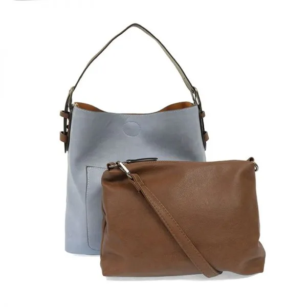 Classic Hobo Handbag with Removable Insert Bag