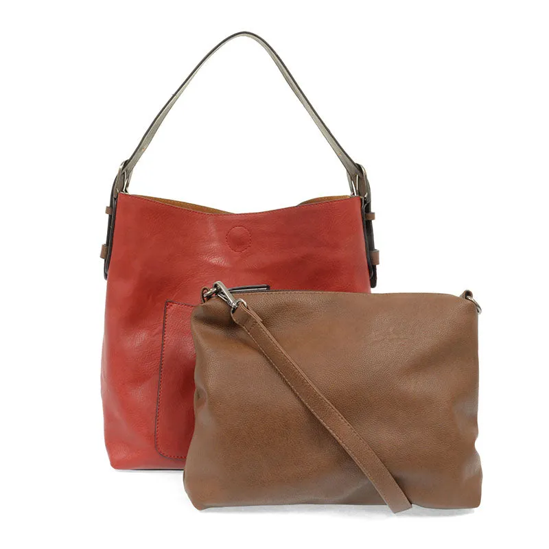 Classic Hobo Handbag with Removable Insert Bag