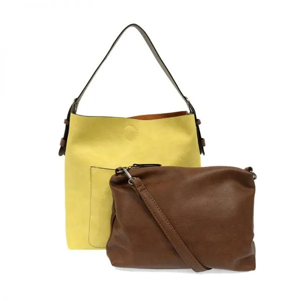 Classic Hobo Handbag with Removable Insert Bag